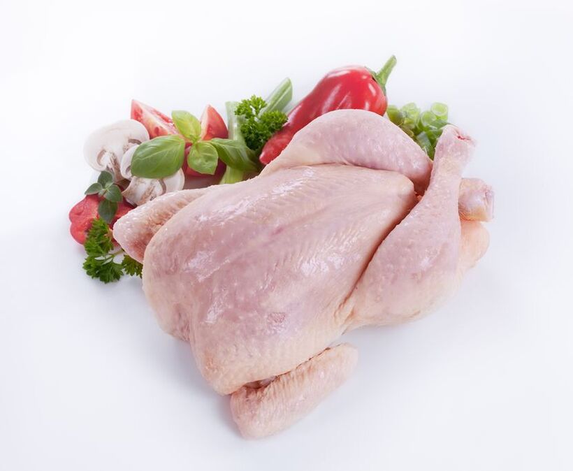 Трећег дана дијете 6 латица можете јести пилетину у неограниченим количинама. 